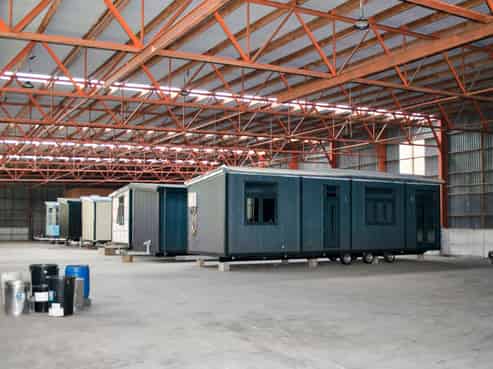 Port location warehouse