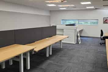 Airport located offices