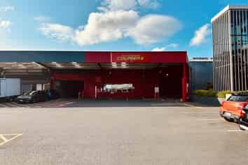 Parnell warehouse with scale