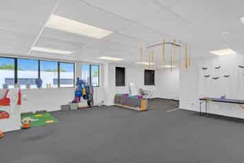 Modern first floor office with car parks