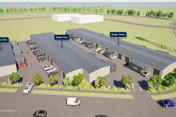 Tradesman units for lease – Rangiora, Stage 1