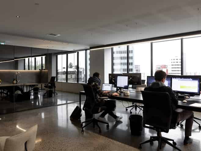 Fully furnished open plan office on Shortland