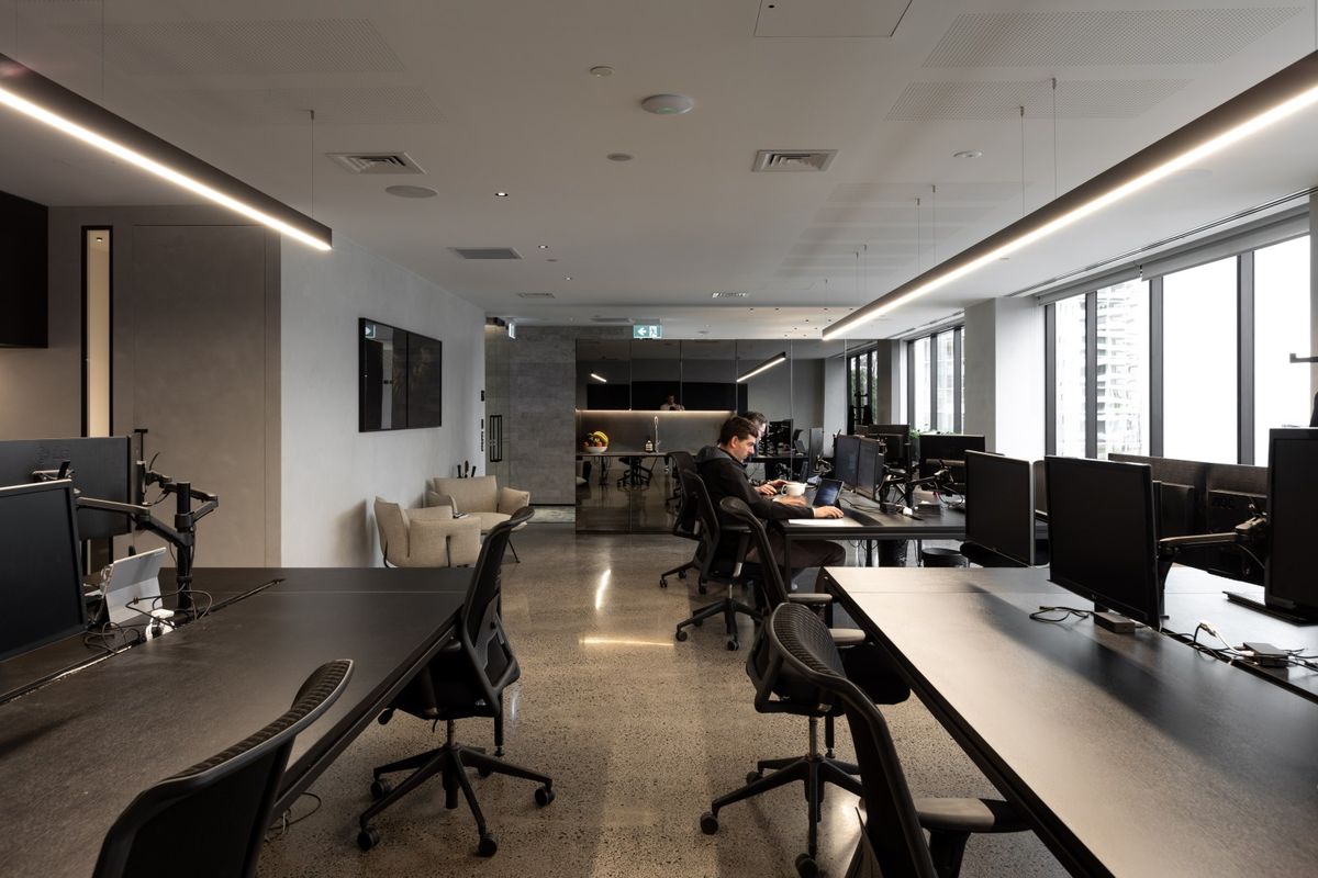 Fully furnished open plan office on Shortland