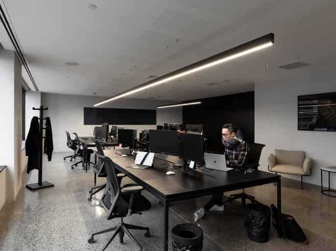Fully furnished open plan office on Shortland
