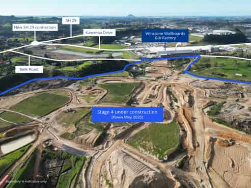 Tauriko Stage 4 - Lot sizes +8,000sqm