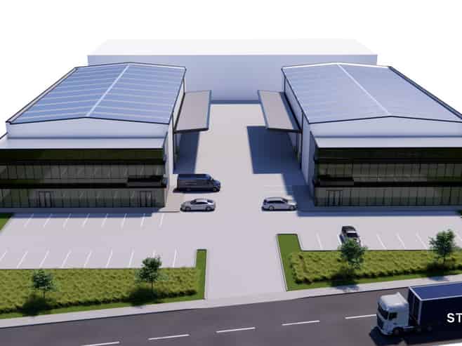 Two new industrial buildings – Bush Road location