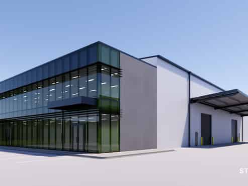 Two new industrial buildings – Bush Road location
