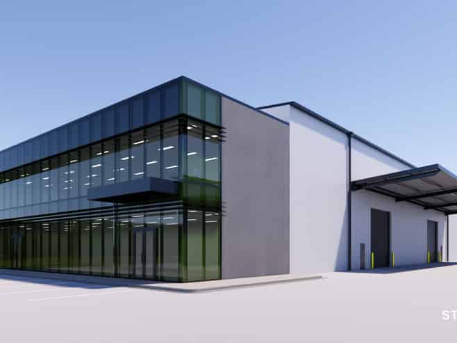Two new industrial buildings – Bush Road location