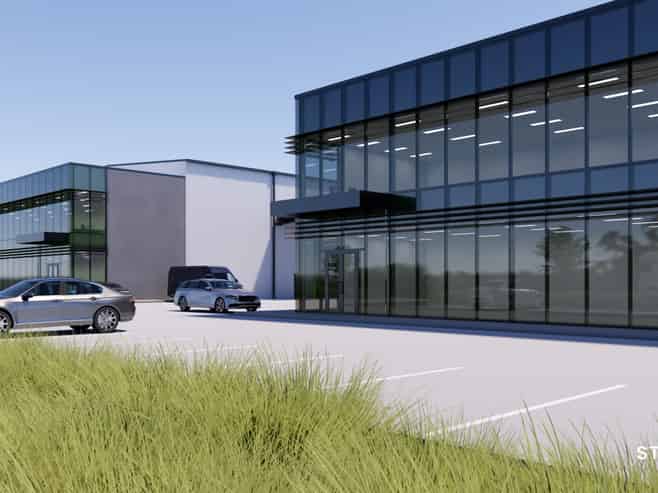 Two new industrial buildings – Bush Road location