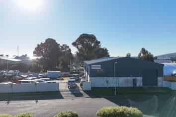 Warehouse with large yard