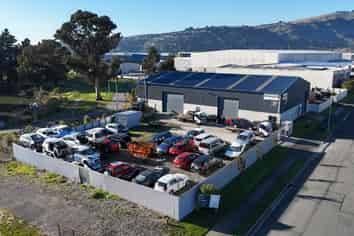 Warehouse with large yard