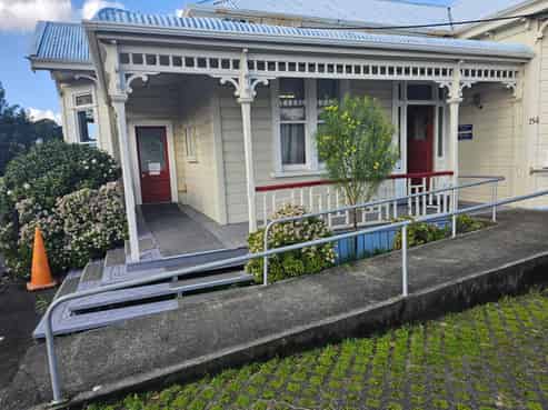 Prominent location with great onsite parking