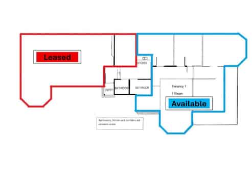 Prominent location with great onsite parking