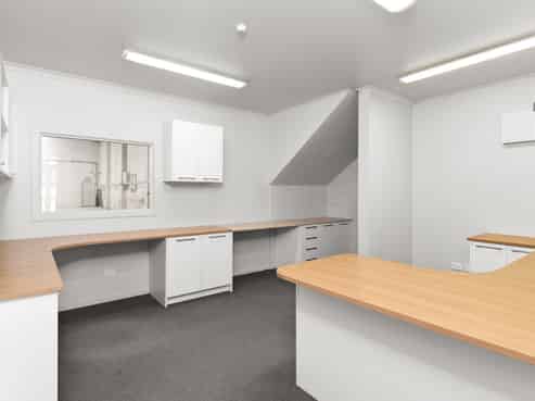 Practical warehouse with showroom