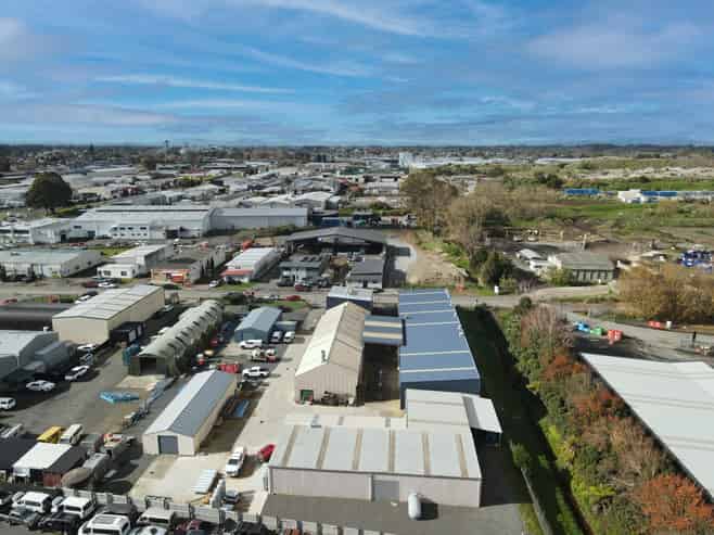Large industrial site with drive-around access
