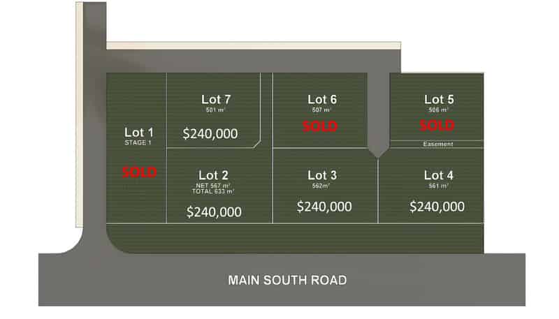 Lots 2-7/402 Main South Road, Paroa