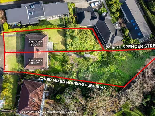 74 and 76 Spencer Street, Remuera