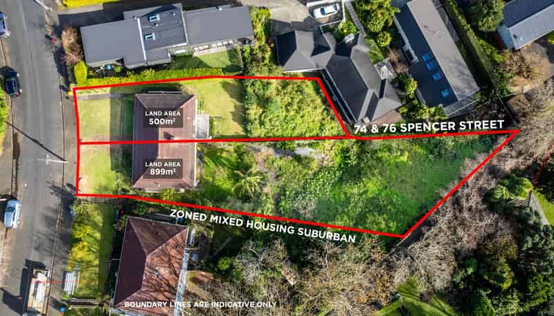 74 and 76 Spencer Street, Remuera