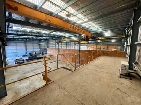 Bell Block warehouse with gantry