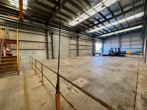 Bell Block warehouse with gantry
