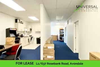 Level 1 office for lease Rosebank Road 
