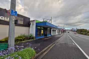 Retail space with roller door