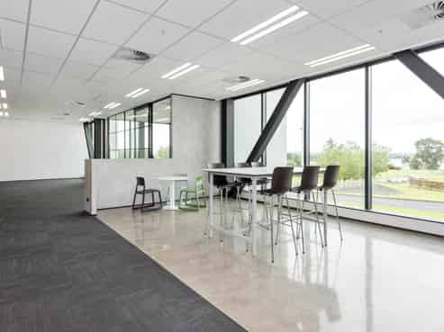OPEN PLAN OFFICE WITH OUTLOOK
