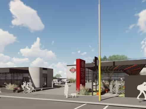 Street front retail – anchored by New World