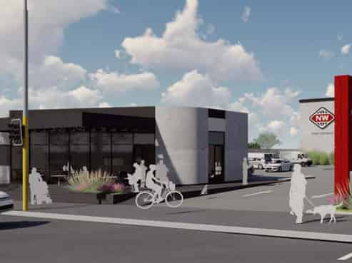 Street front retail – anchored by New World