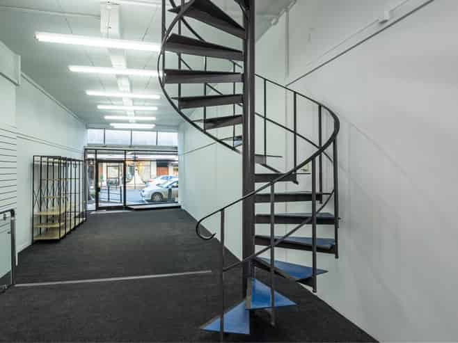 Retail, office and storage across three levels