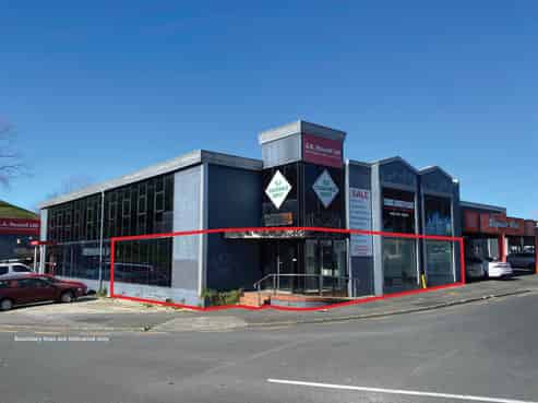 Showroom facing State Highway 1