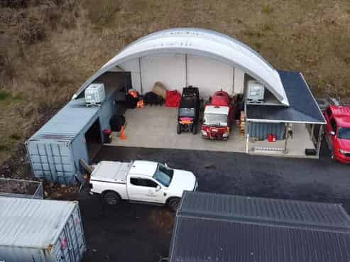 Yard + Containers + Shelter + Wash Pad