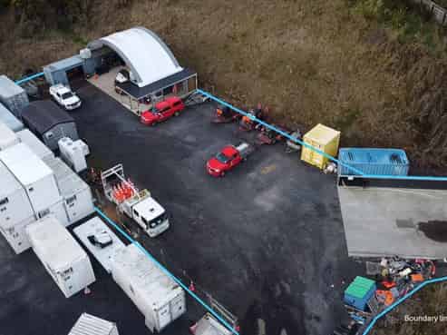 Yard + Containers + Shelter + Wash Pad