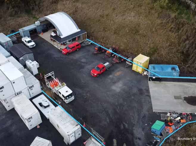 Yard + Containers + Shelter + Wash Pad