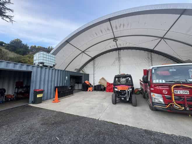 Yard + Containers + Shelter + Wash Pad