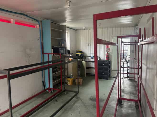 Standalone workshop with yard