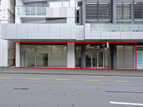 Prime exposure retail on Taranaki Street 