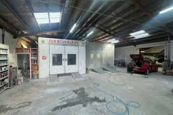 Panel & Paint Shop with Two Spray Booths
