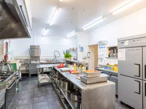 Small commerical kitchen, cafe