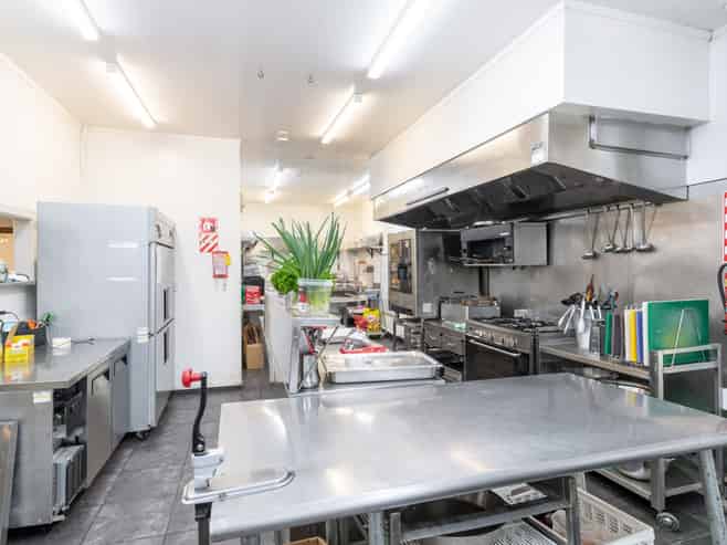 Small commerical kitchen, cafe