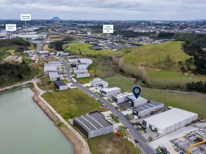 Standalone warehouse on Matakokiri Drive