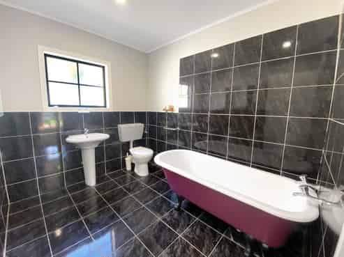 Three bedroom home and commercial double