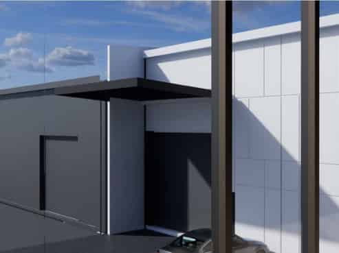 Brand new office/warehouse offered for lease