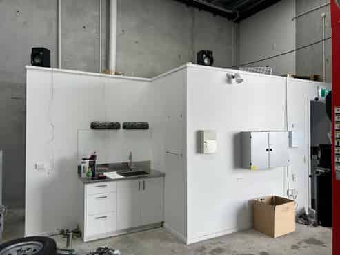 Drive through industrial unit
