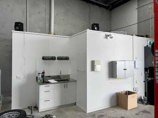 Drive through industrial unit
