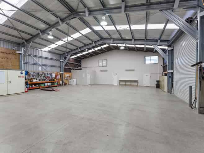 Modern warehouse and office for lease with a view