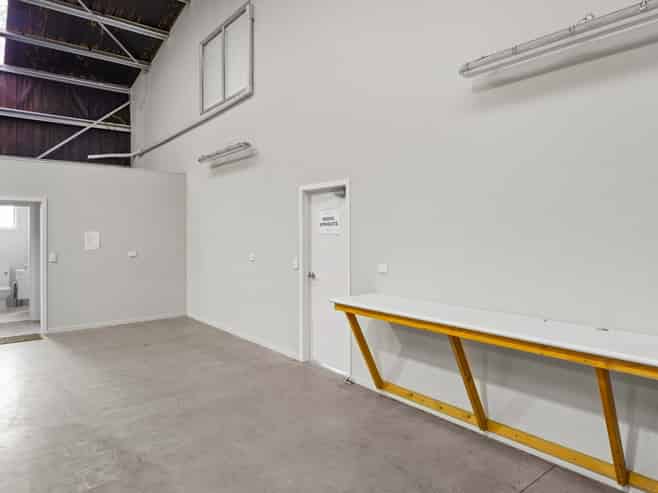 Modern warehouse and office for lease with a view