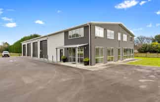 Modern warehouse and office for lease with a view