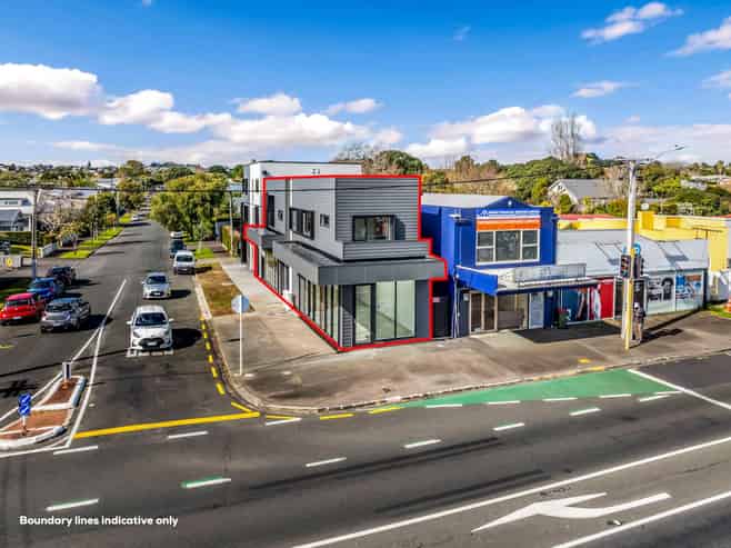 TWO SHOPS, ONE RESIDENTIAL ON FREEHOLD CORNER
