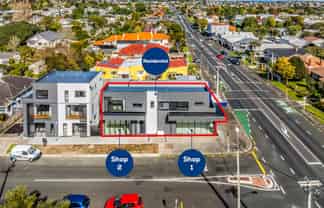 TWO SHOPS, ONE RESIDENTIAL ON FREEHOLD CORNER
